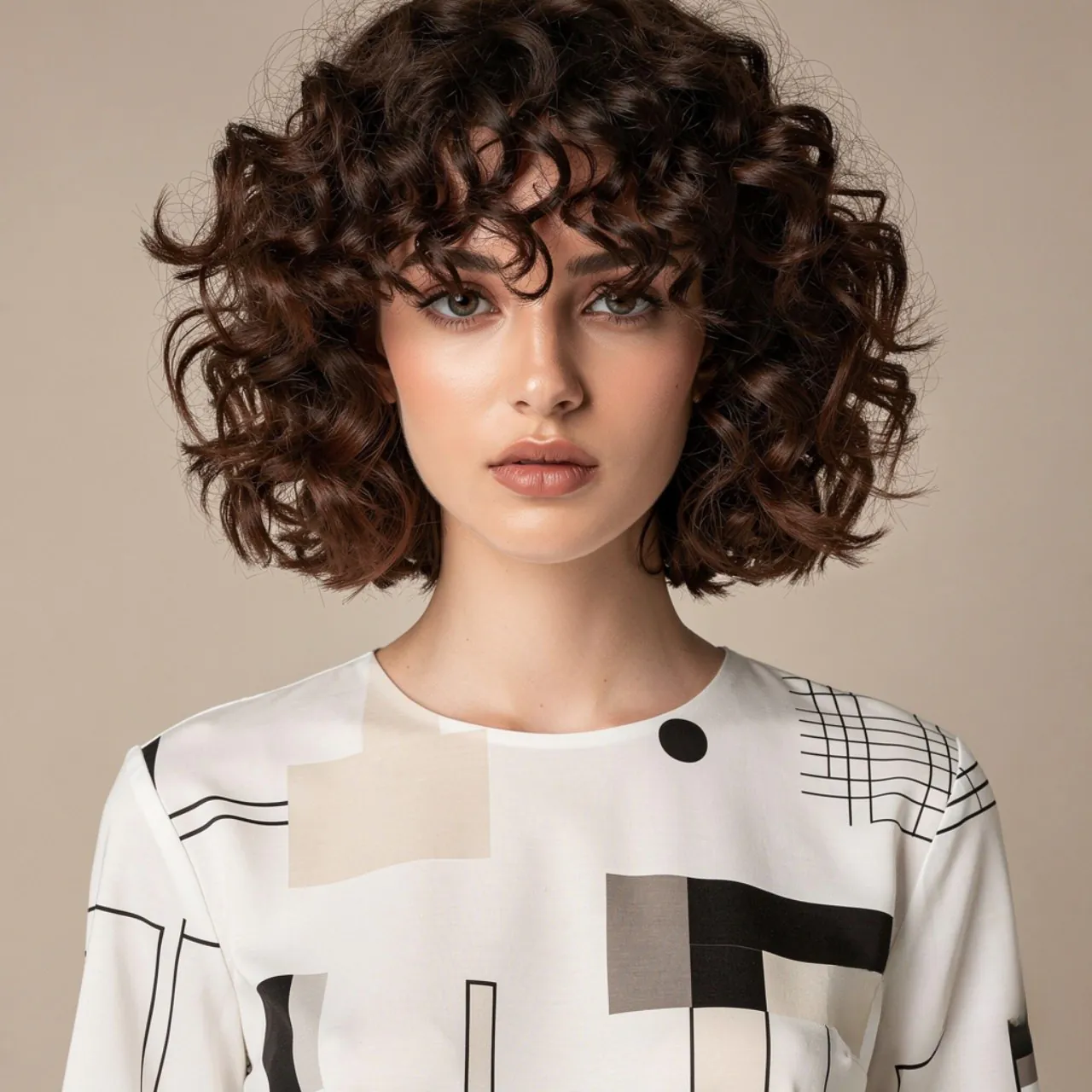 Curly Hairstyles for Short Hair: 13 Trendy Ideas that You’ll Love 8 curly lob hairstyles for short hair square portrai