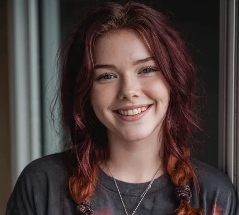 dark red hair color