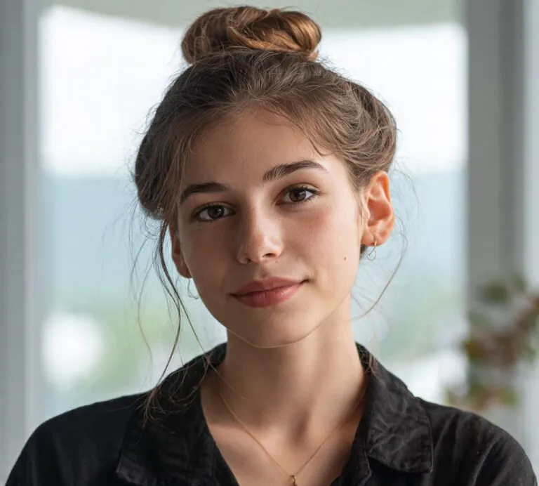 half bun hairstyles