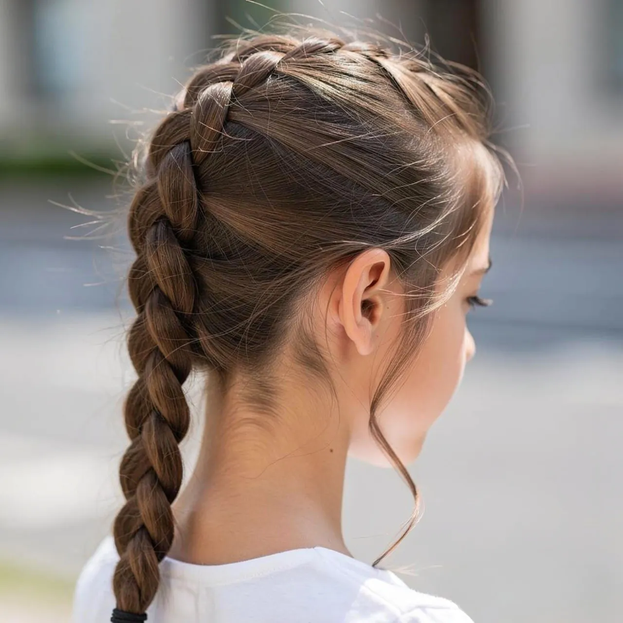 rope braid hairstyle quick easy cute hairstyle for