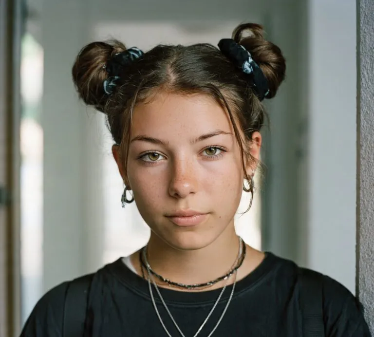space bun hairstyles
