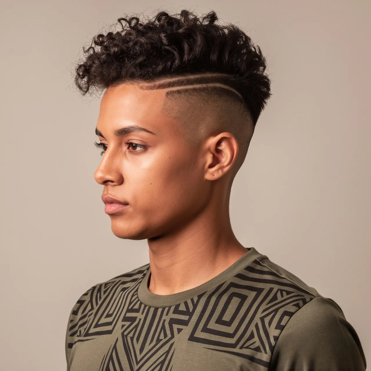 Curly Hairstyles for Short Hair: 13 Trendy Ideas that You’ll Love 11 square portrait of a person with curly mohawk hair