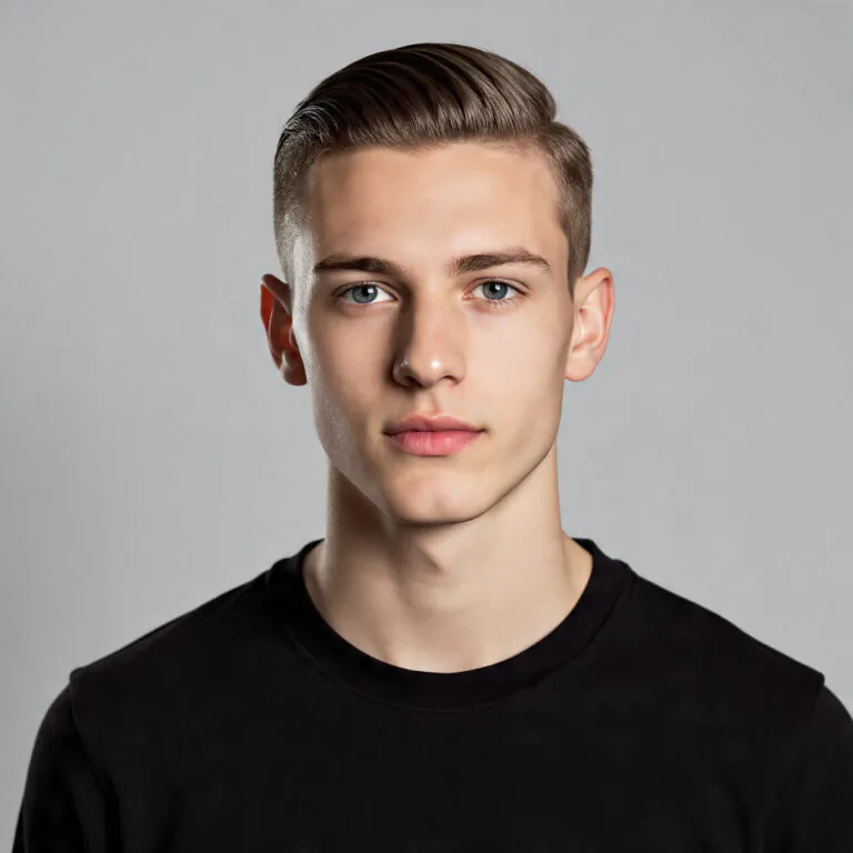 slick back hairstyles men