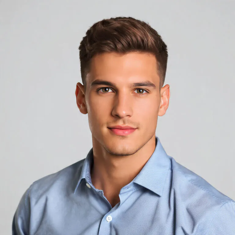 oval head hairstyles men