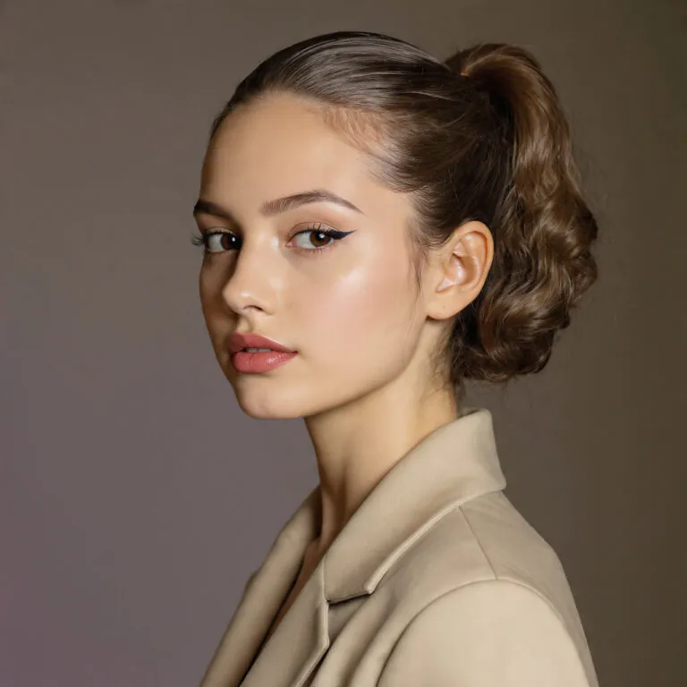slick back hairstyles curly hair