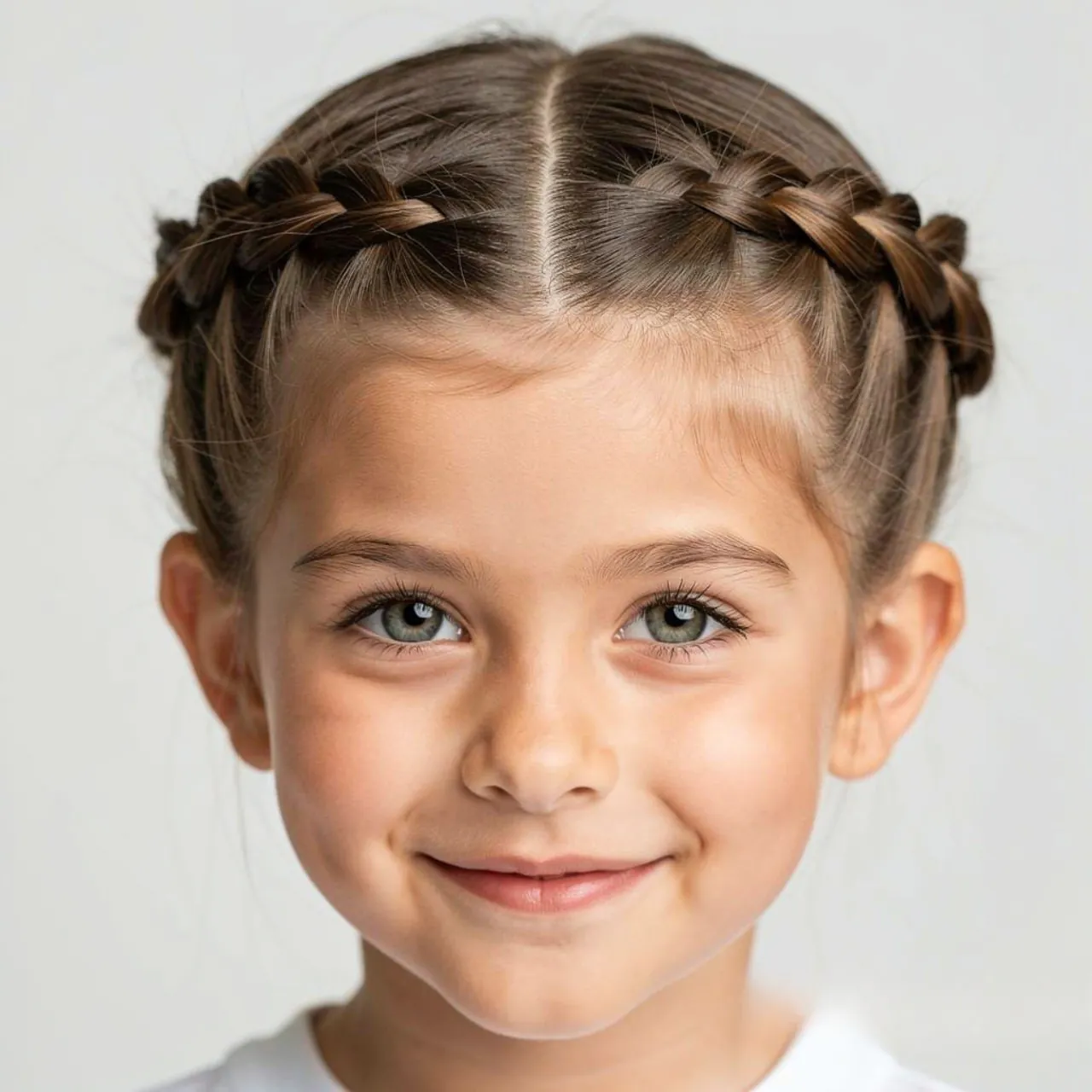twisted front quick easy cute hairstyle for school