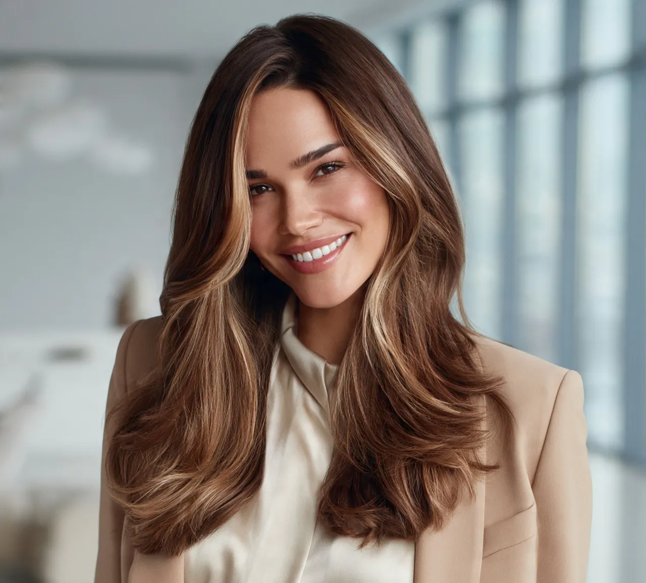 13. Money Piece Highlights Color Hair