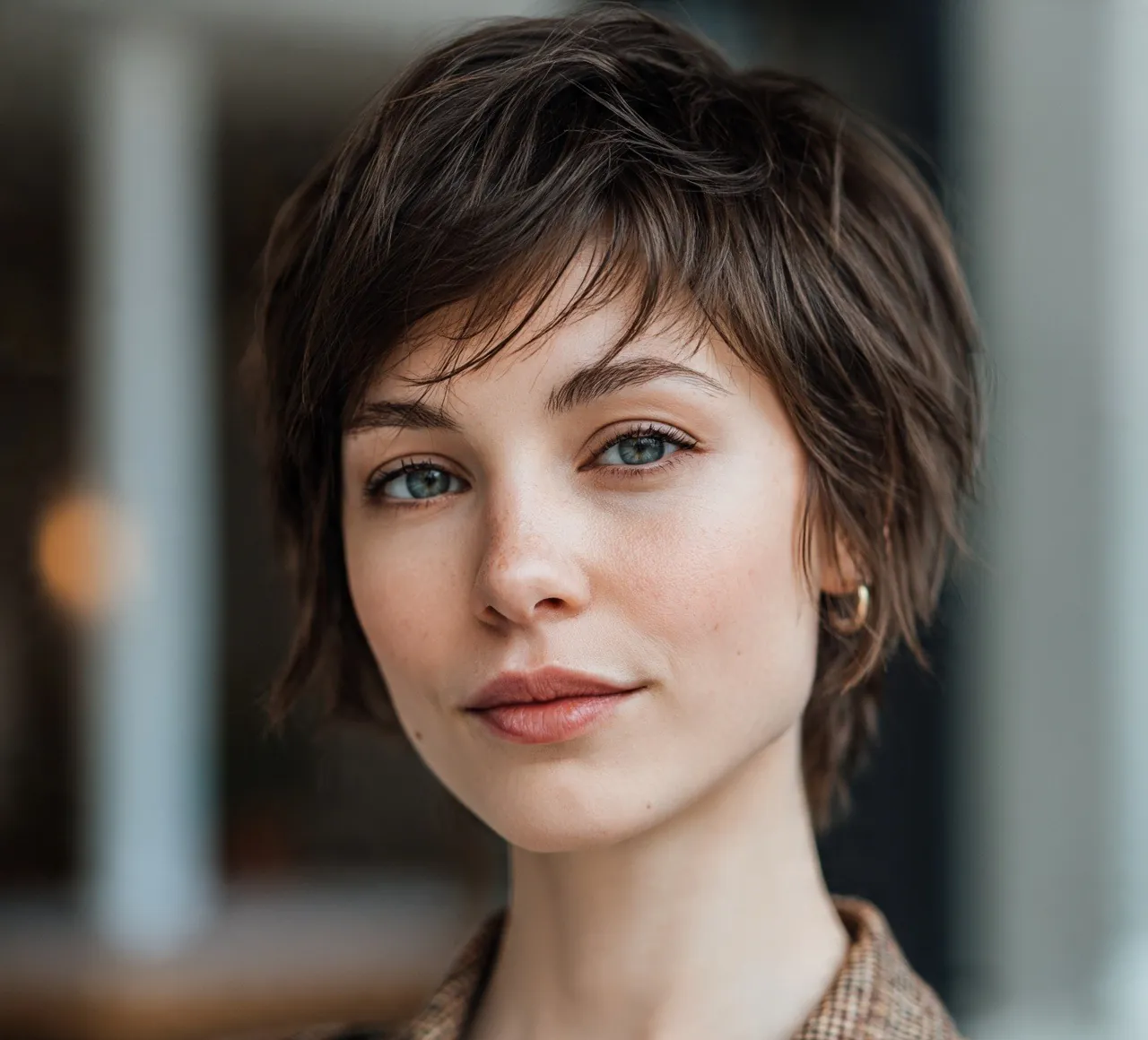 15 Most Flattering Haircuts for Long Faces That Balance Your Features 14 Bixie Cut with Texture For Long Face