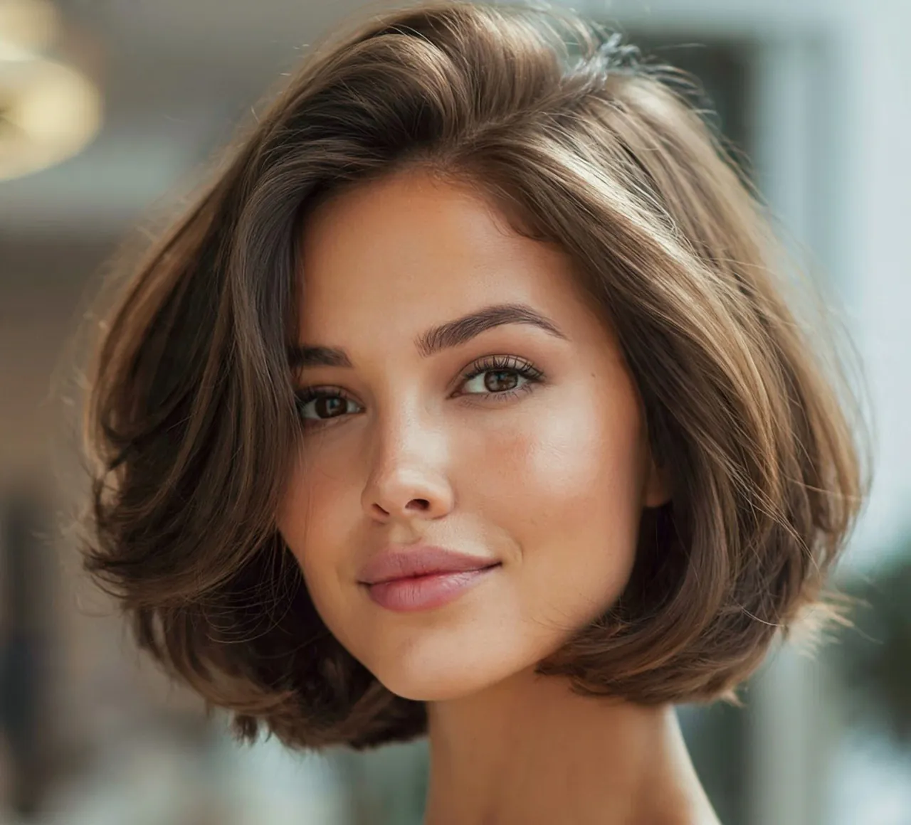 15 Most Flattering Haircuts for Long Faces That Balance Your Features 7 Bottleneck Bangs with Long Layers For Long Face