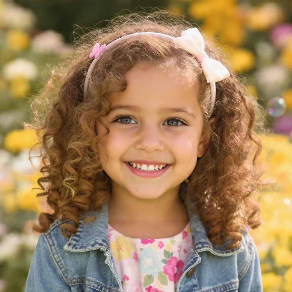 15 Curly Hairstyles Kids Will Love for Every Occasion 16 Curly Loose Down Style for Kids