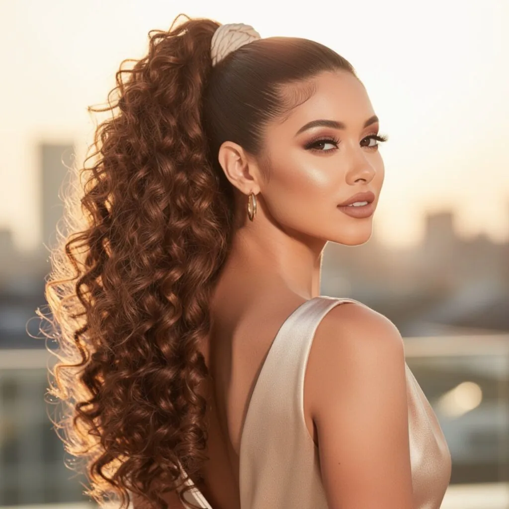 Curly Ponytail Wig Extension