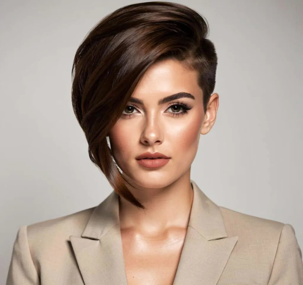 14 Long Pixie Hairstyles That Look Soft, Chic, and Easy to Style 9 Long Pixie with a Deep Side Part