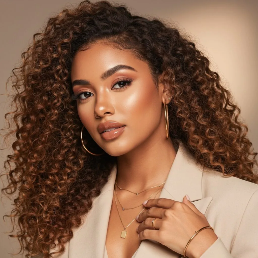 Natural Wash and Go Curls Down