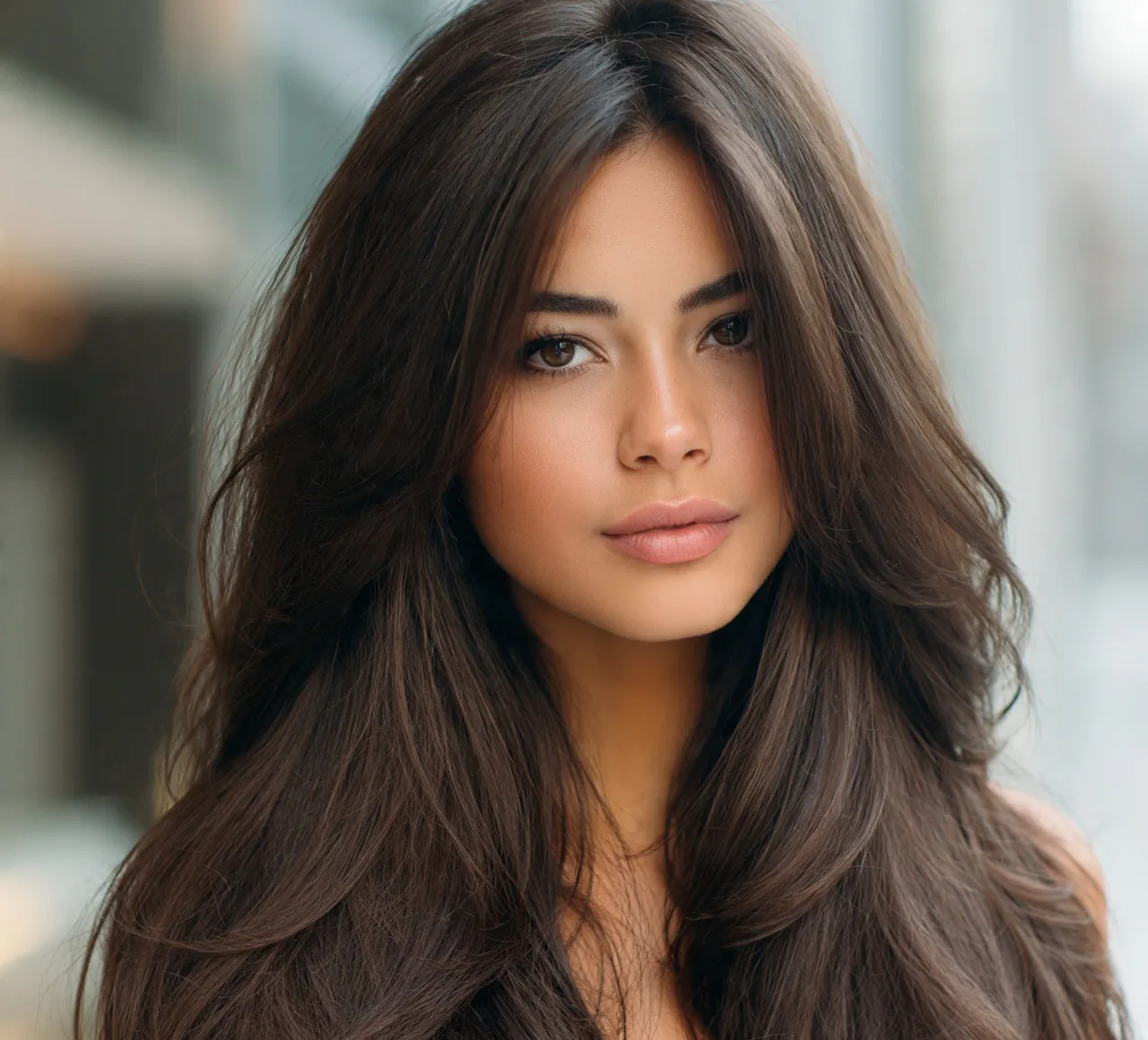 15 Most Flattering Haircuts for Long Faces That Balance Your Features 15 Voluminous Blowout with Long Layers For Long Face